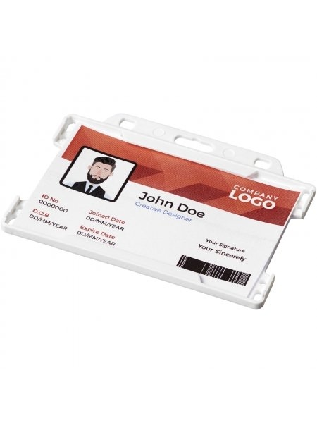 Porta badge in polipropilene personalizzato Vega