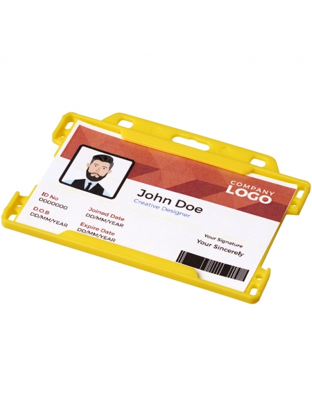 Porta badge in plastica personalizzato Vega