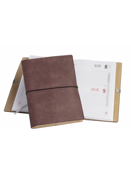 Agende portafoglio giornaliere chiusura con elastico cm 19x25,5 sabato e domenica abbinati
