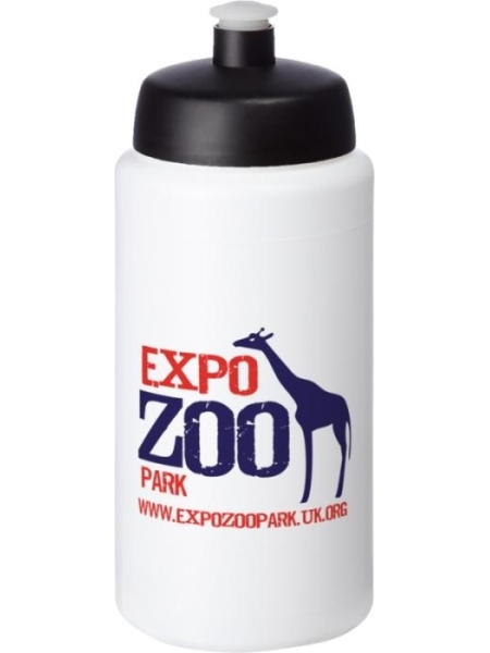 Borraccia sportiva con impugnatura e coperchio a cupola personalizzata Baseline Plus 500 ml