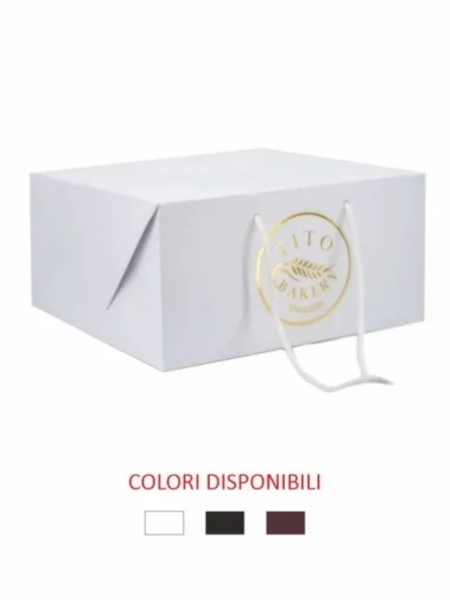 Shopper Box 22x22x11 cm - Personalizzate con stampa a caldo