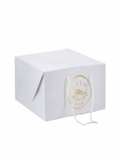 Scatola lusso personalizzata con stampa a caldo 21,5x21,5x21,5 cm