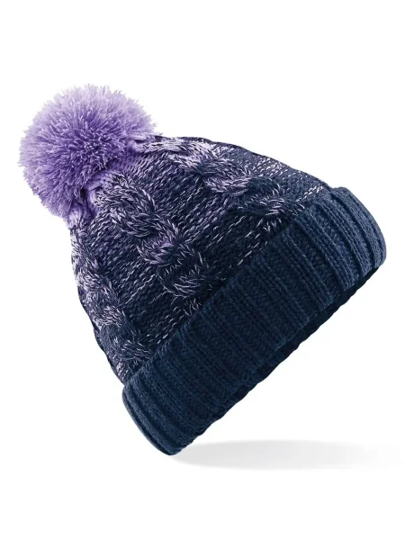 Cappello invernale pon pon personalizzabile Beechfield Ombré