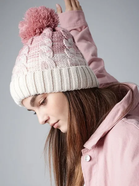 cappello-invernale-pon-pon-personalizzabile-beechfield-ombre-2.webp