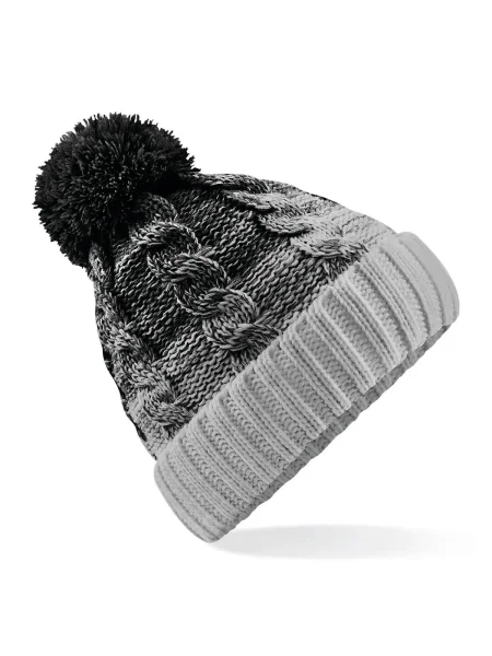 cappello-invernale-pon-pon-personalizzabile-beechfield-ombre-black-light-grey-3.webp