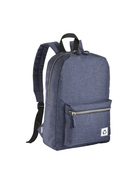 20 Zaino porta PC in PET riciclato effetto melange cm 42x30x16