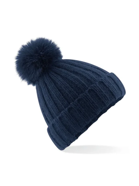 cappello-invernale-con-pon-pon-personalizzabile-beechfield-verbier-fur-pop-pom-chunky-navy-11.webp