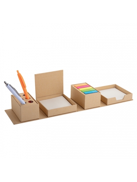 Set da scrivania personalizzato Notes Box Cube