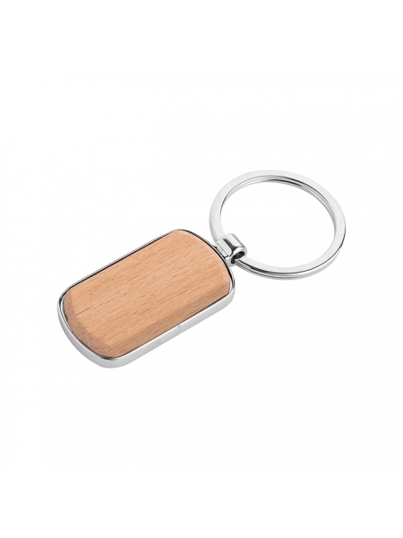 qxayxa 13 Pz Portachiavi in Legno Vuoti, Portachiavi Personalizzati Vuoti per Pittura, Incisione Laser, Decorazioni Fai Da Te, Regali (Rettangolo, Noce