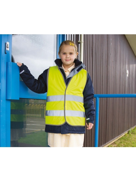 Gilet di sicurezza bambini ad alta visibilità