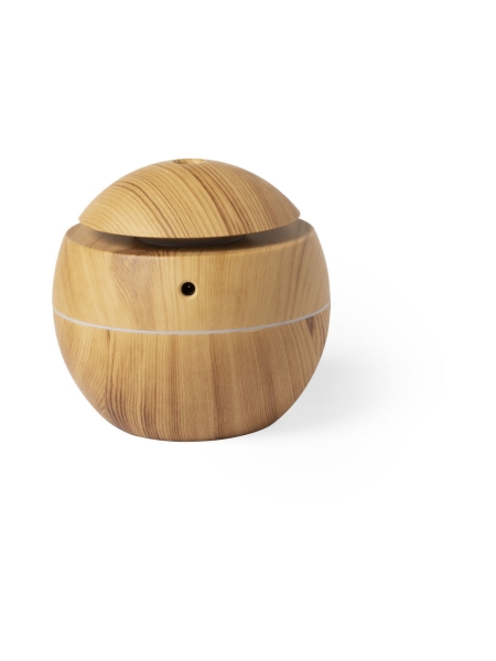 Umidificatore e diffusore di aromi in Bamboo con luci a led