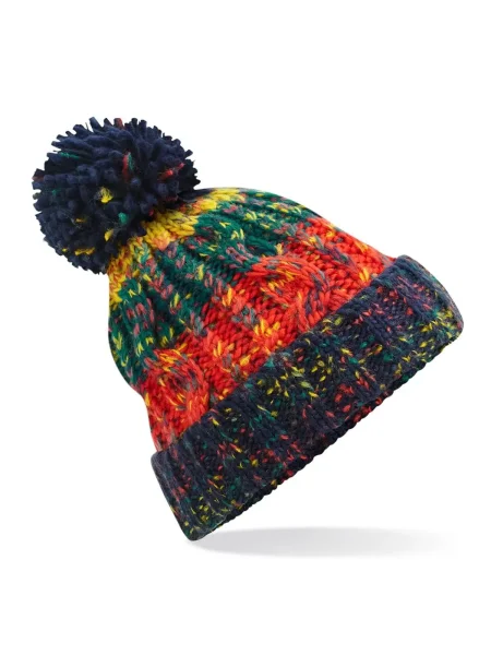 Cappello invernale con pon pon personalizzabile Beechfield Corkscrew Pom Pom
