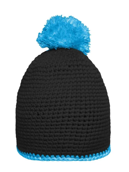 cappello-invernale-personalizzato-myrtle-beach-pompon-hat-with-contrast-stripe-black-turquoise-63.webp