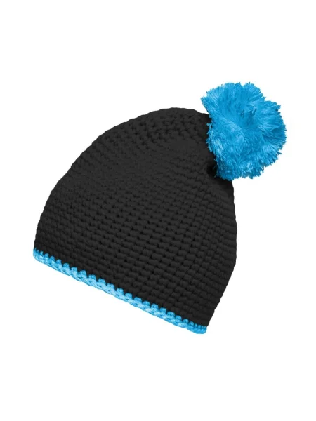 cappello-invernale-personalizzato-myrtle-beach-pompon-hat-with-contrast-stripe-black-turquoise-65.webp