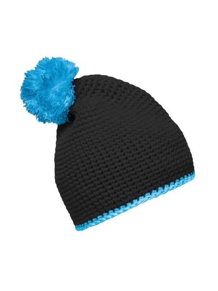 cappello-invernale-personalizzato-myrtle-beach-pompon-hat-with-contrast-stripe-black-turquoise-66.webp