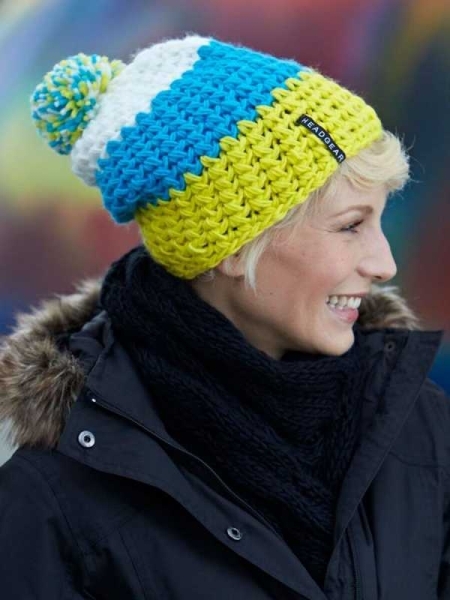 Cappello invernale personalizzato Myrtle Beach Crocheted Cap with Pompon