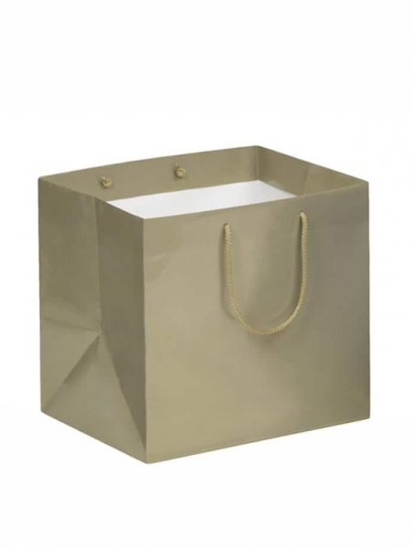Buste personalizzabili in carta patinata 26x25x32+5 cm
