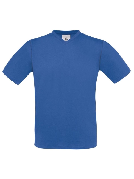 Maglietta da uomo personalizzata B&C Collection Exact V-Neck