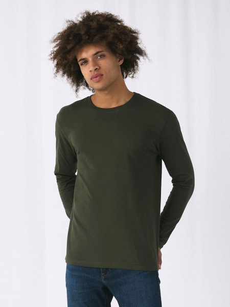 Maglietta da uomo personalizzata B&C Collection #E150 LSL