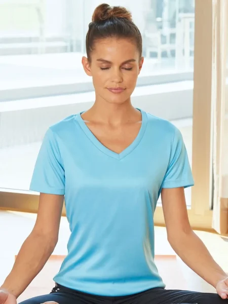 Maglietta da donna personalizzata James & Nicholson Ladies' Active-V