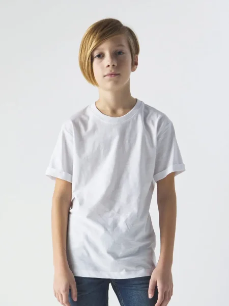 T-Shirt Slub Kids Black Spider