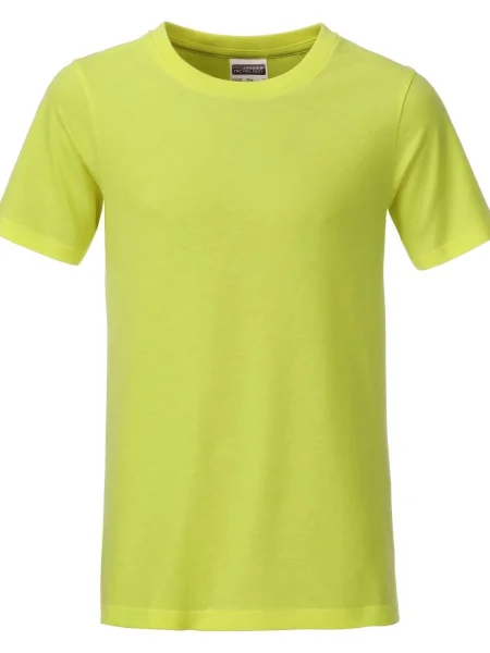 maglietta-da-bambino-personalizzata-james-nicholson-boys-basic-t-acid-yellow-97.webp