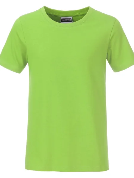maglietta-da-bambino-personalizzata-james-nicholson-boys-basic-t-lime-green-121.webp