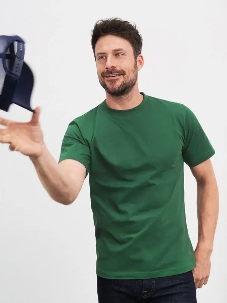 Maglietta da uomo personalizzata James & Nicholson Round-T Heavy