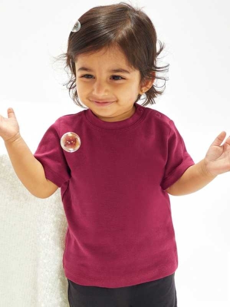Magliette personalizzate neonato in puro cotone da 4 09