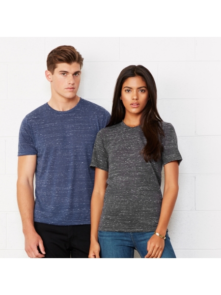 T-Shirt Unisex Poly-Cotton Short Sleeve Tee Bella+Canvas