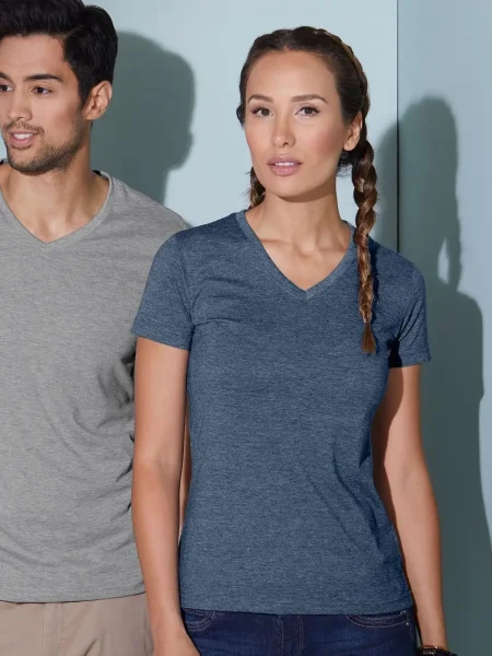 Maglietta da donna personalizzata James & Nicholson Ladies' Heather T-Shirt
