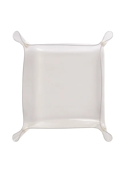 Svuotatasche portaoggetti in PVC trasparente 23 x 23 cm