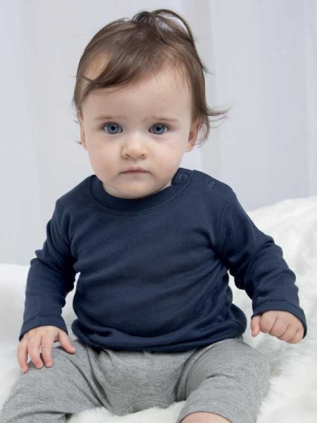 Maglietta neonato personalizzata BabyBugz Baby Long Sleeve T