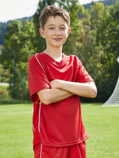 Maglietta da calcio per bambino personalizzata James & Nicholson Team Shirt Junior