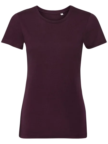 maglietta-da-donna-ecologica-personalizzabile-russell-pure-organic-tee-burgundy-60.webp