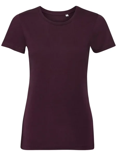maglietta-da-donna-ecologica-personalizzabile-russell-pure-organic-tee-burgundy-9.webp