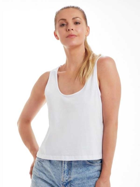 Canotta donna personalizzata Mantis Organic Crop Vest