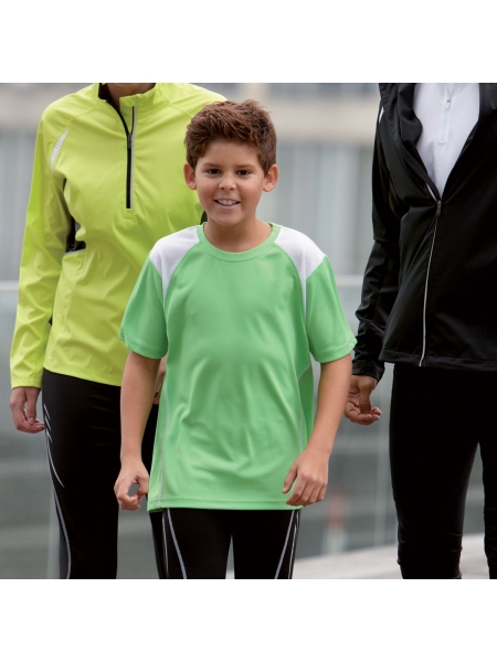 Maglietta running per bambino personalizzata James & Nicholson Running-T Junior