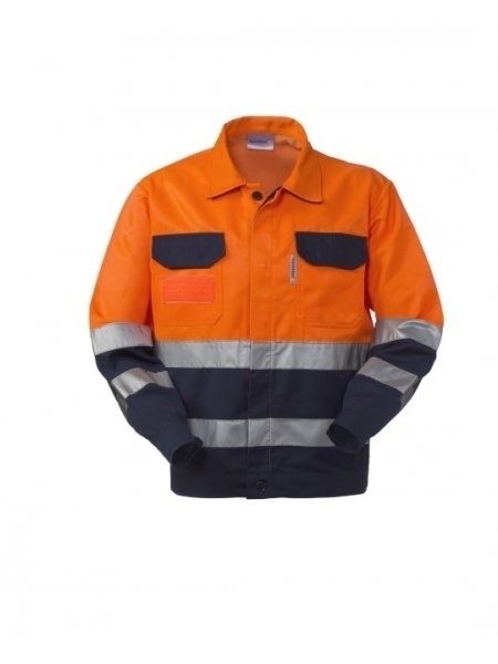 Giubbotto alta visibilità personalizzato Rossini Tech Bicolore Hi-Vis