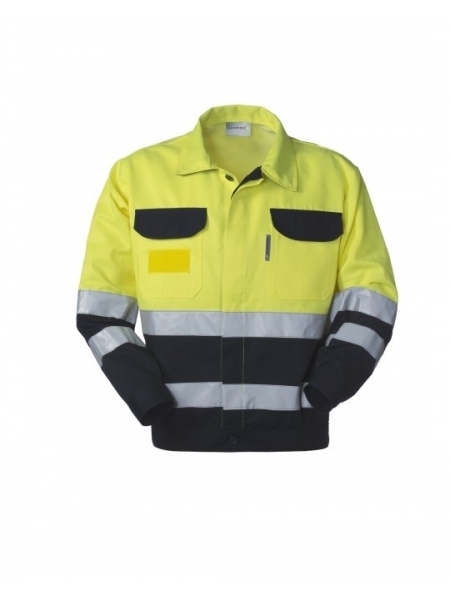 Giubbotto alta visibilità personalizzato Rossini Tech Bicolore Hi-Vis