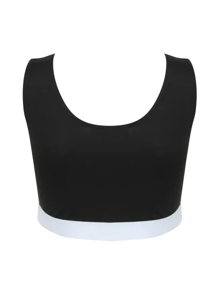 top-allenamento-donna-corto-alla-moda-skinnifit-cosmic-black-white-10.webp