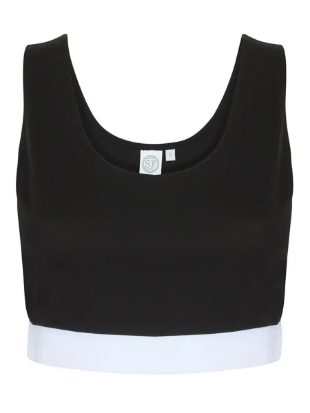 top-allenamento-donna-corto-alla-moda-skinnifit-cosmic-black-white-21.webp