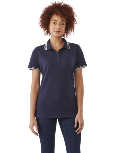 Polo da donna personalizzata Elevate Fairfield