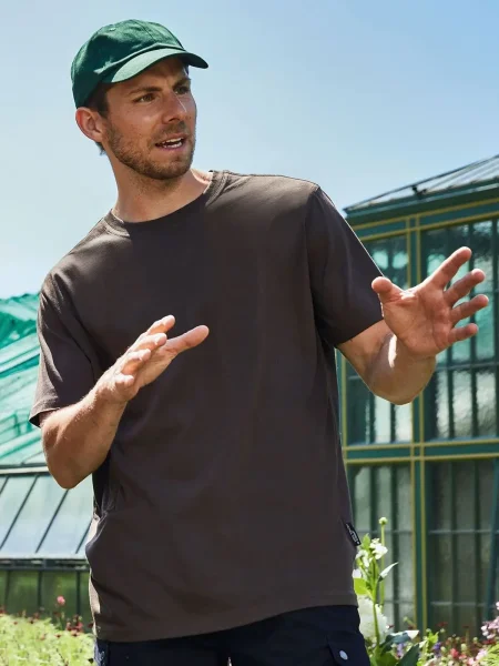 Maglietta da uomo personalizzata James & Nicholson Men's Bio workwear T-Shirt