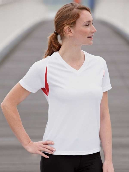 Maglietta sportiva per donna personalizzata James & Nicholson Ladies' Running-T