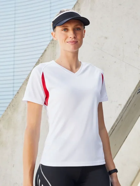 Maglietta sportiva per donna personalizzata James & Nicholson Ladies' Running-T