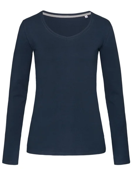 maglietta-donna-personalizzata-stedman-stretch-t-long-sleeve-ladies-marina-blue-11.webp