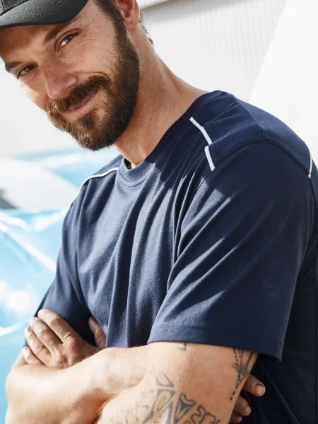 Maglietta da lavoro da uomo personalizzata James & Nicholson Men's Workwear T-Shirt - Solid