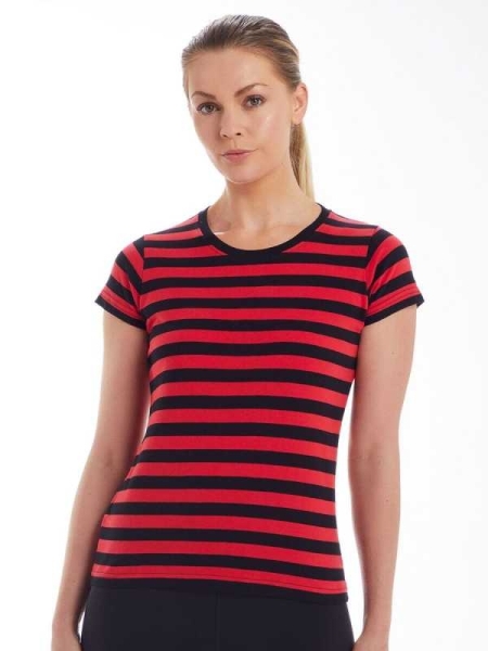 Maglietta donna personalizzata Mantis Women's Stripy T