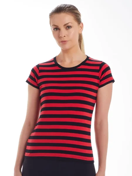 Maglietta donna personalizzata Mantis Women's Stripy T